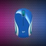 Мышь Logitech M187 [910-002733], Синий белый